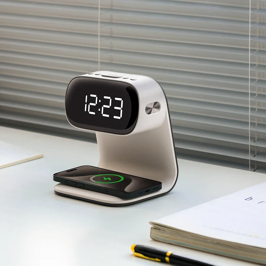 Lumos Smart Alarm Clock with Wireless Charging & Soothing Light