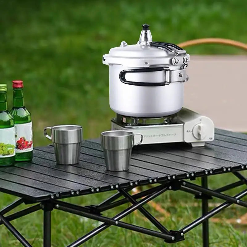 Portable Outdoor Aluminium Alloy Pressure Cooker for Camping