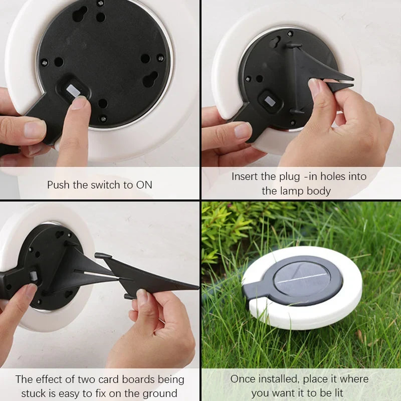 Solar Outdoor Spike Light – Adjustable & Weather Resistant