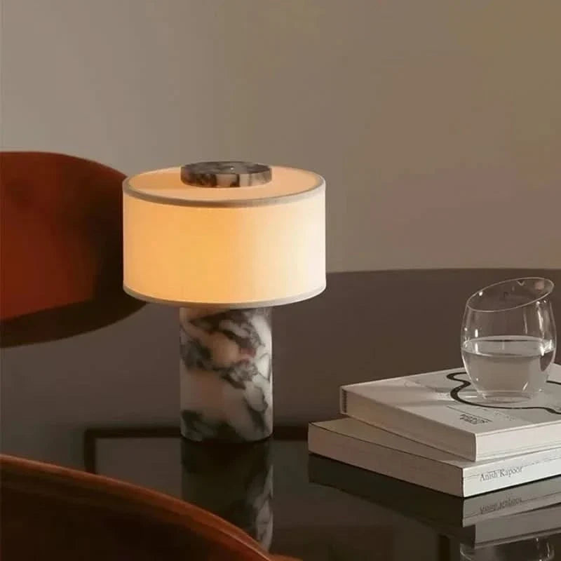 Elegant Marble Touch-Controlled Dimmable Desk Light