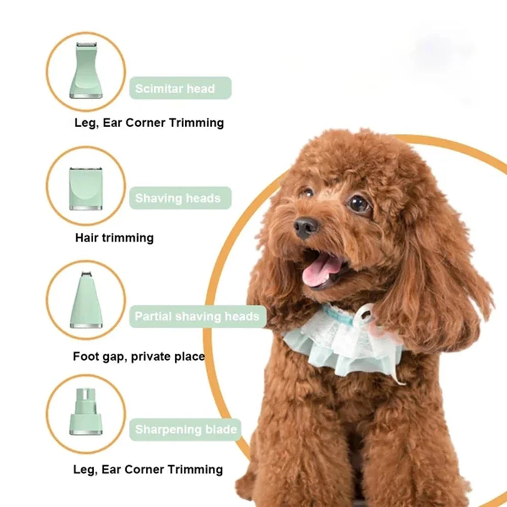 PawTrim Pro 4-in-1 Cordless Pet Grooming Clippers