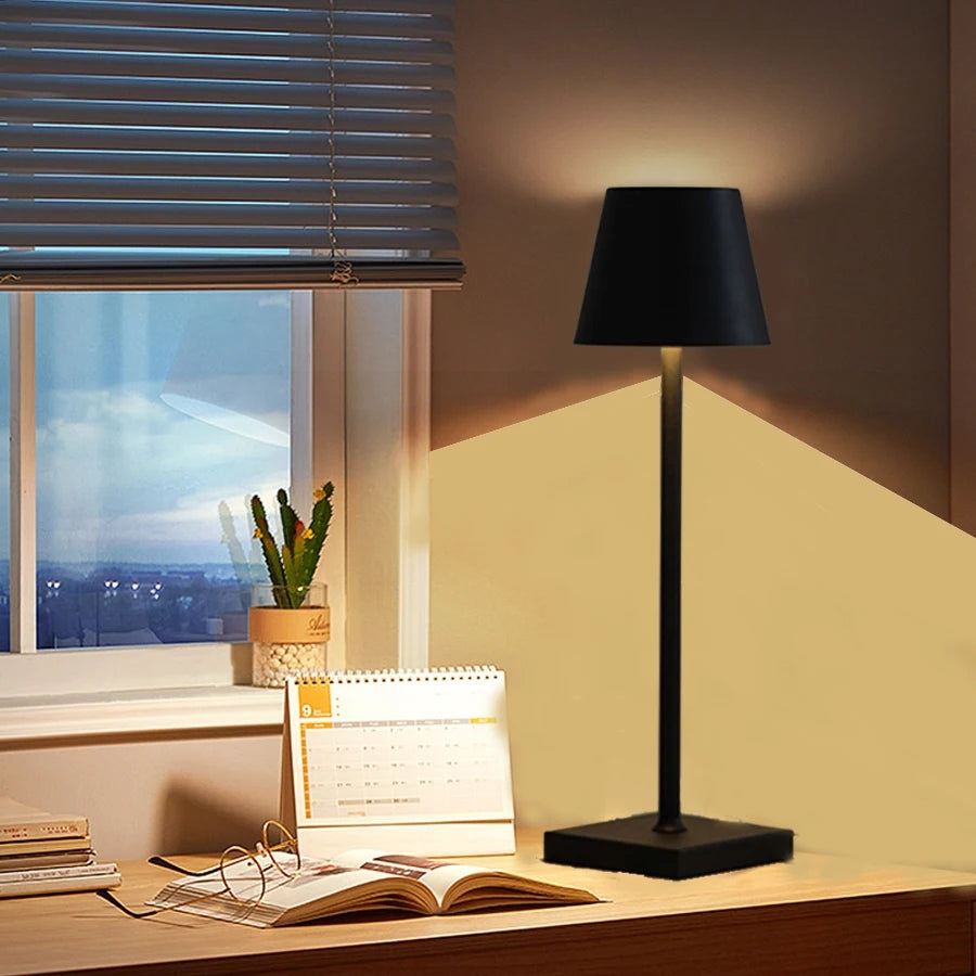 Customizable Touch-Control Bedside Lamp