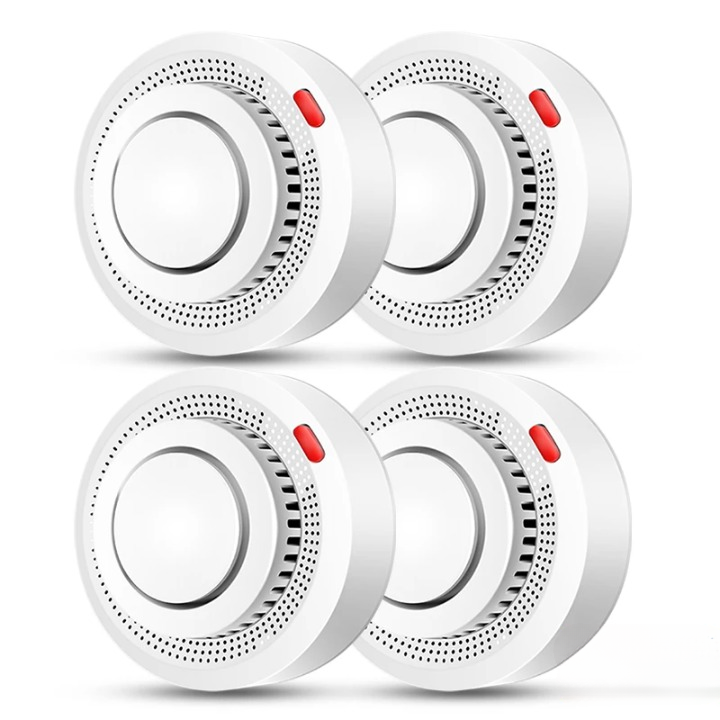 WiFi Smoke Alarm with 85dB Alert – Smart Fire Detection System