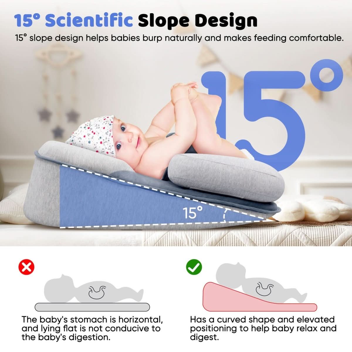 CozyCuddle – Ergonomic Baby Head Support Cushion