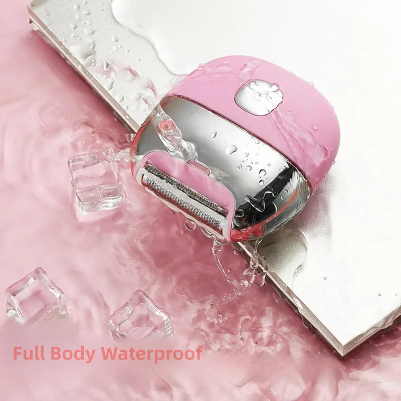 GlimmerGroom Women's Electric Trimmer – Versatile & Waterproof Hair Removal
