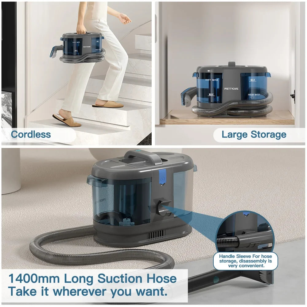Effortless Clean: Wireless Vacuum for Carpets & Quick Touch-Ups