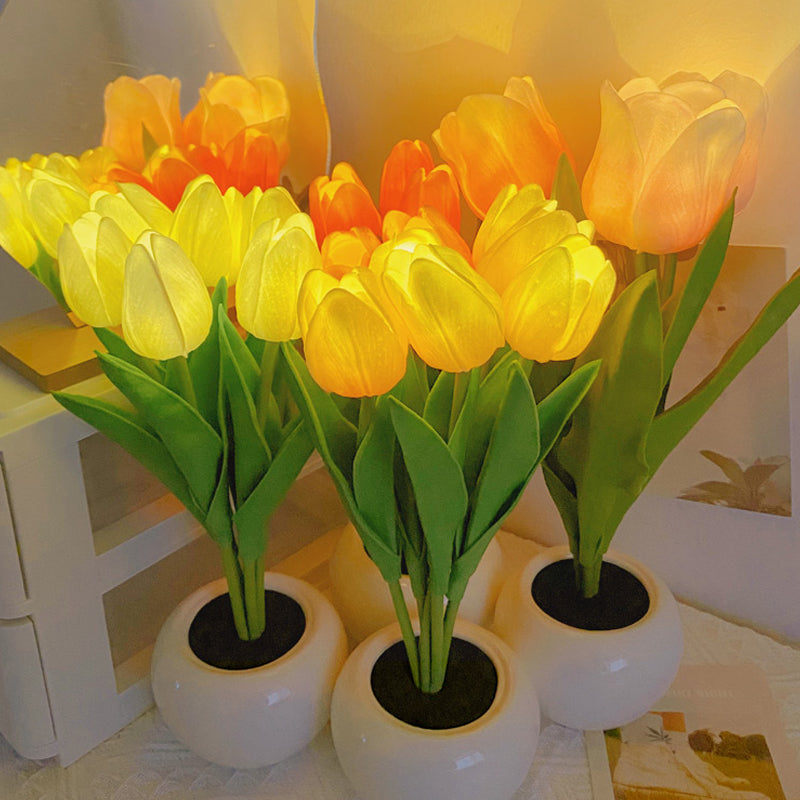 Luminous Tulip-Shaped Night Light