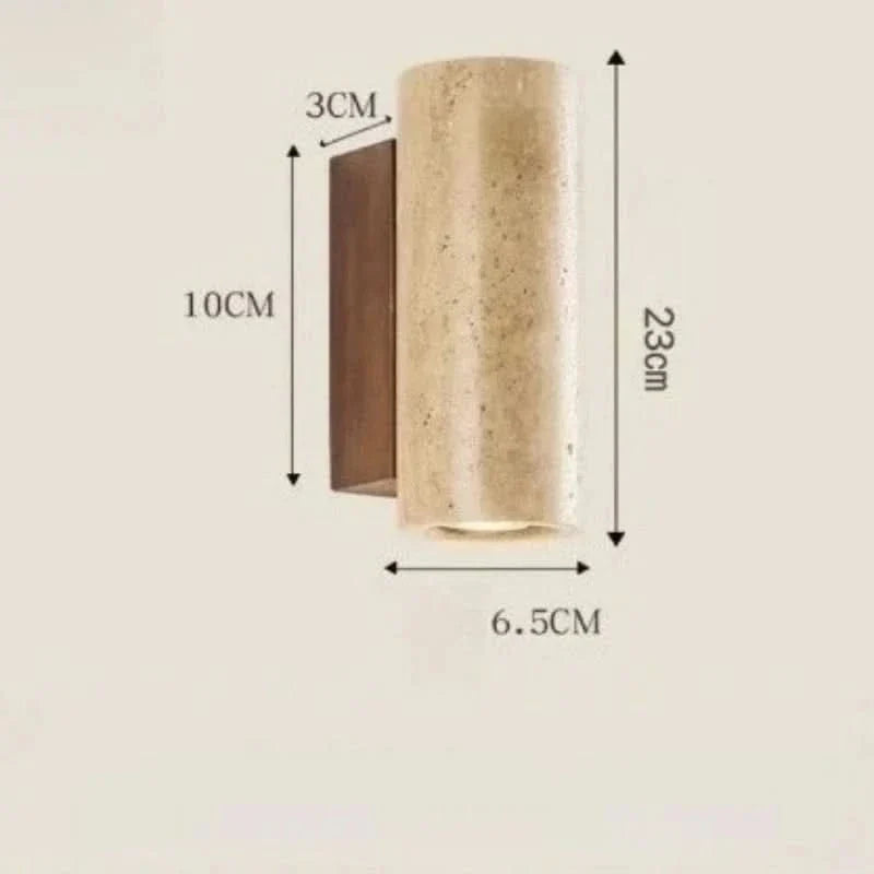 Elegant Natural Stone Wall Light for Cozy Spaces