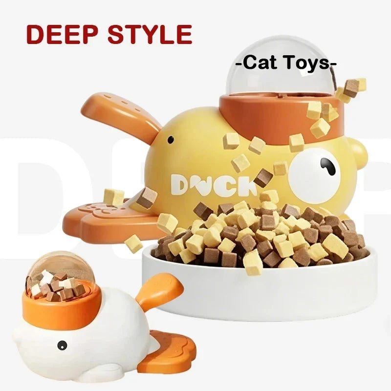 WaddleFeeder | Engaging Dog Puzzle Slow Feeder | 2-in-1 Fun and Training Toy with Playful Duck Design