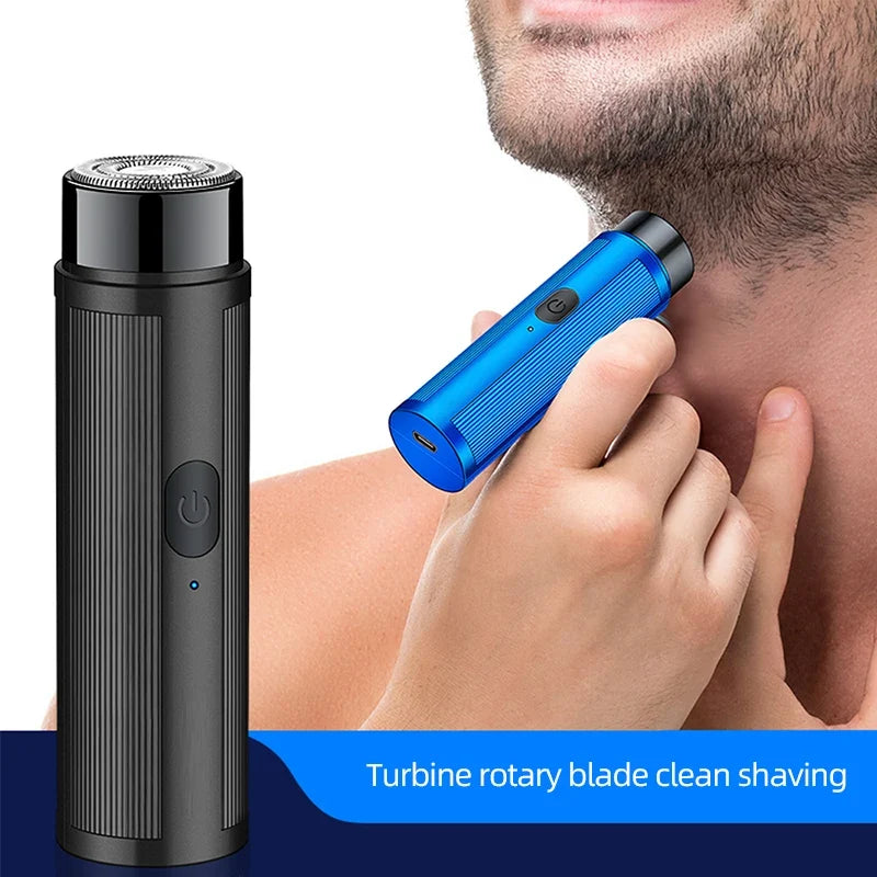 TravelMate Compact Electric Razor – Rechargeable Portable Shaver with Precision Blades