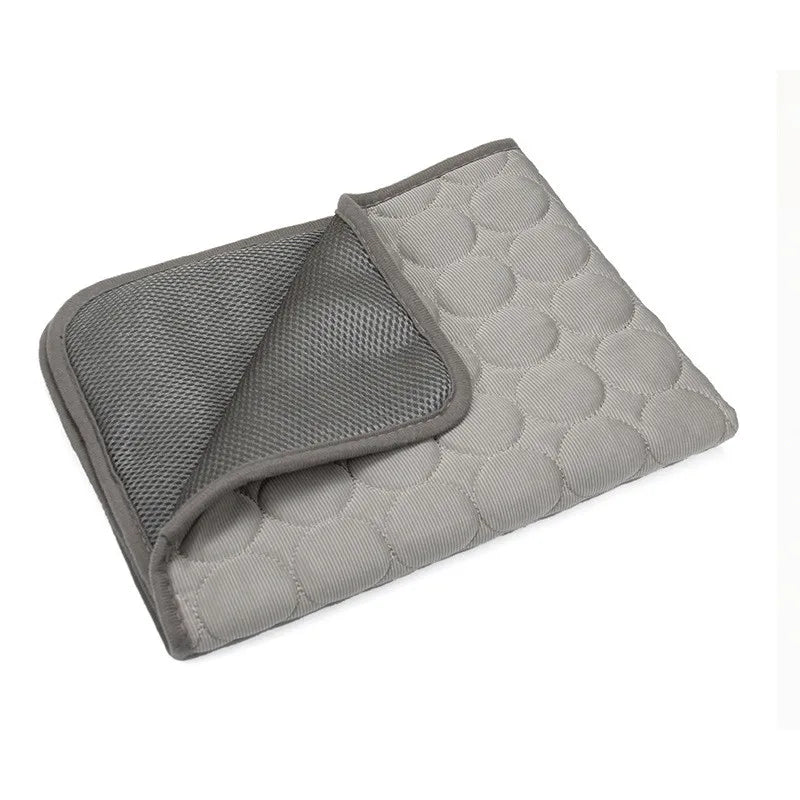 ChillNest Pet Resting Mat – Soft Cotton Cooling Pad for Pets