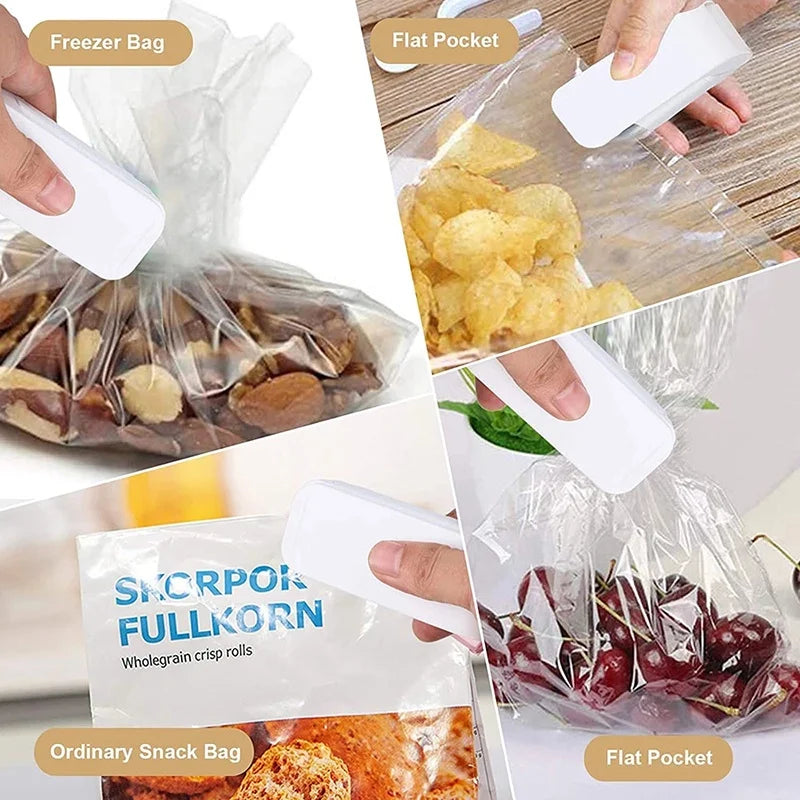 SnackGuard Portable Heat Sealer – Handheld Bag Sealing Solution