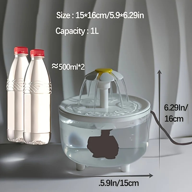 HydraPaw Rechargeable Cat Water Fountain | Smart Drinking Solution