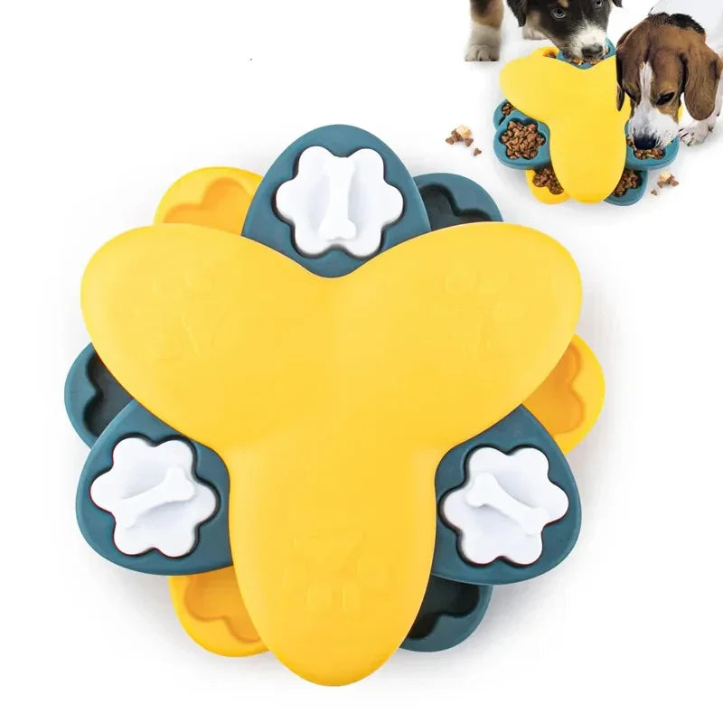 BrainyBites Interactive Puzzle Feeder for Dogs | Engaging Treat Dispensing Toy