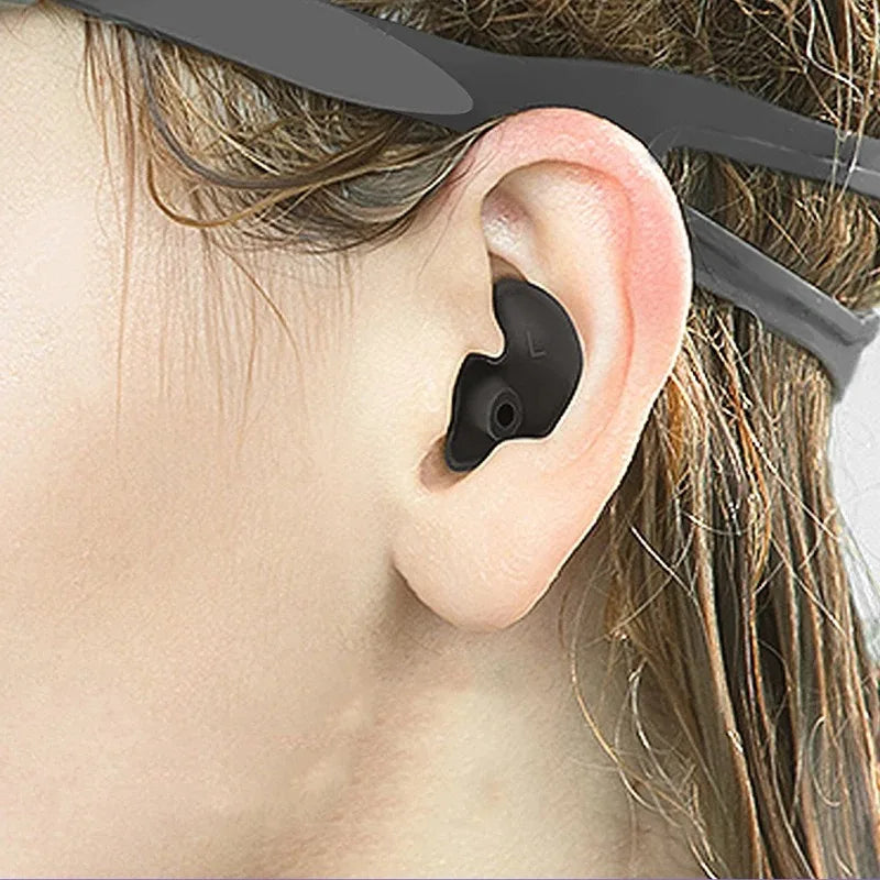 AquaGuard Silicone Ear Protectors – Reusable Waterproof Earplugs