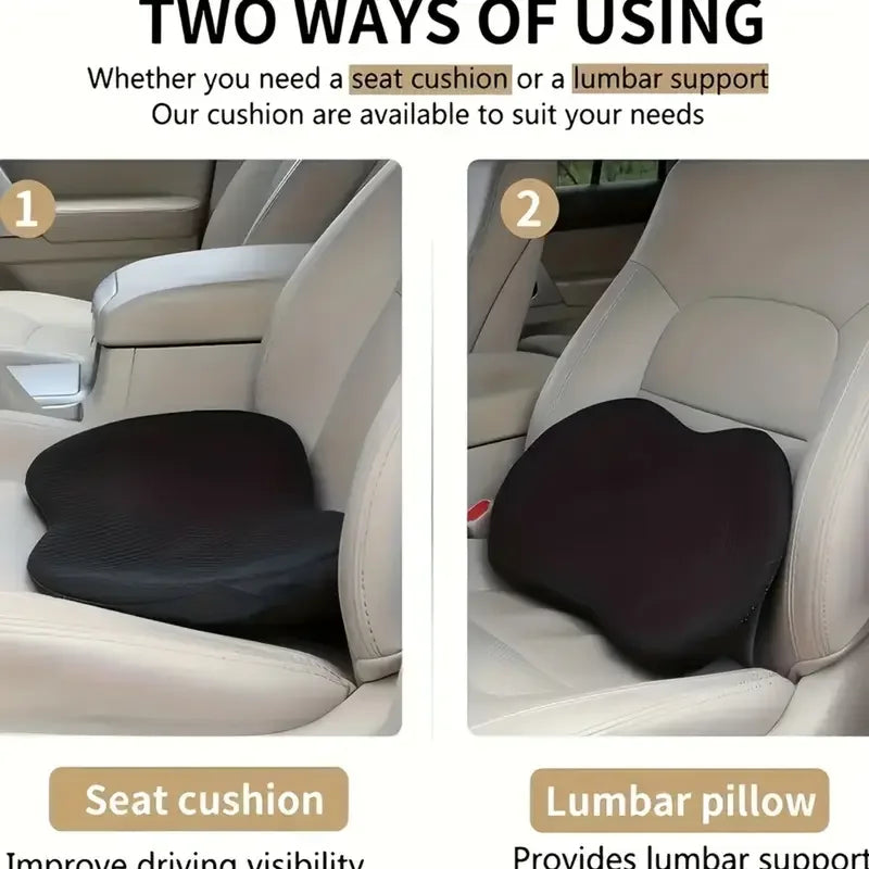 Elevate Comfort: Ultra Supportive Car Seat Cushion with Cover