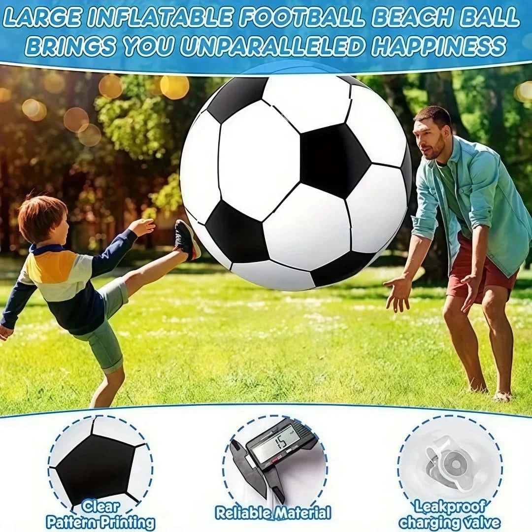 Family Fun with the MegaPlay Inflatable Soccer Sphere