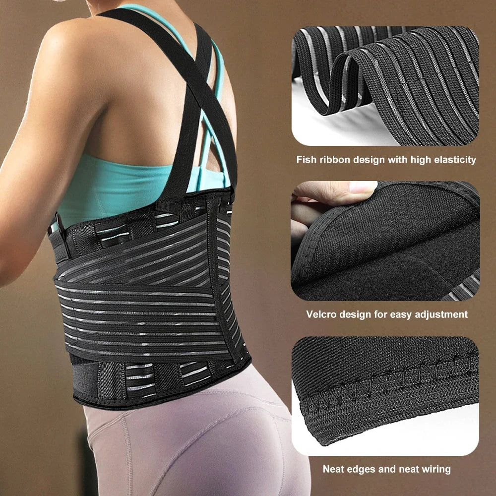 Ultimate Support Back Brace for Lifting – Adjustable Comfort for All