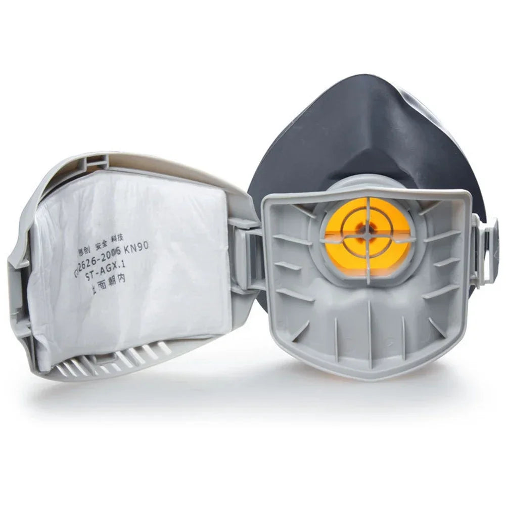 Versatile Cotton Work Mask with Customizable Fit – Reusable Half Face Covering for Daily Tasks