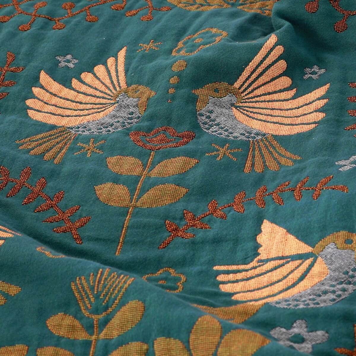 Nordic Serenity Reversible Throw Blanket | Cozy Cotton Comfort