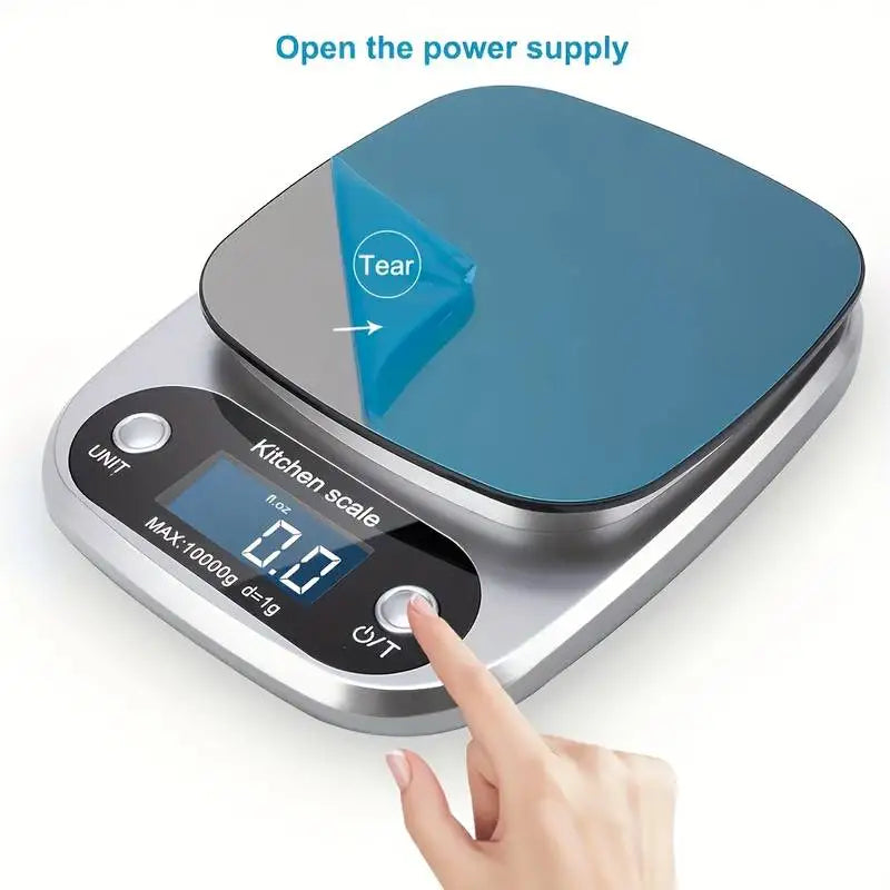 Accurate Chef's Kitchen Scale | 10kg Digital Food Weighing Device