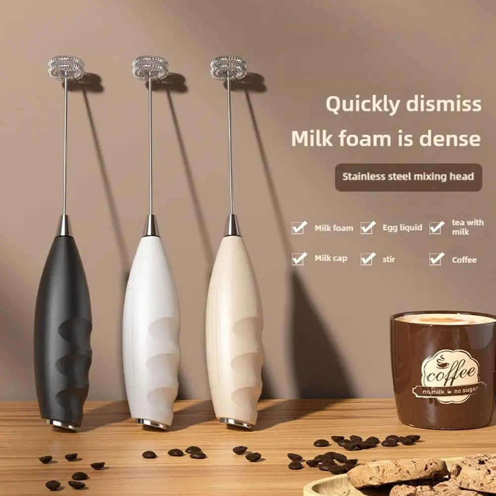 BrewMaster Cordless Milk Frother | Rechargeable Foam Maker for Lattes, Cappuccinos, and More