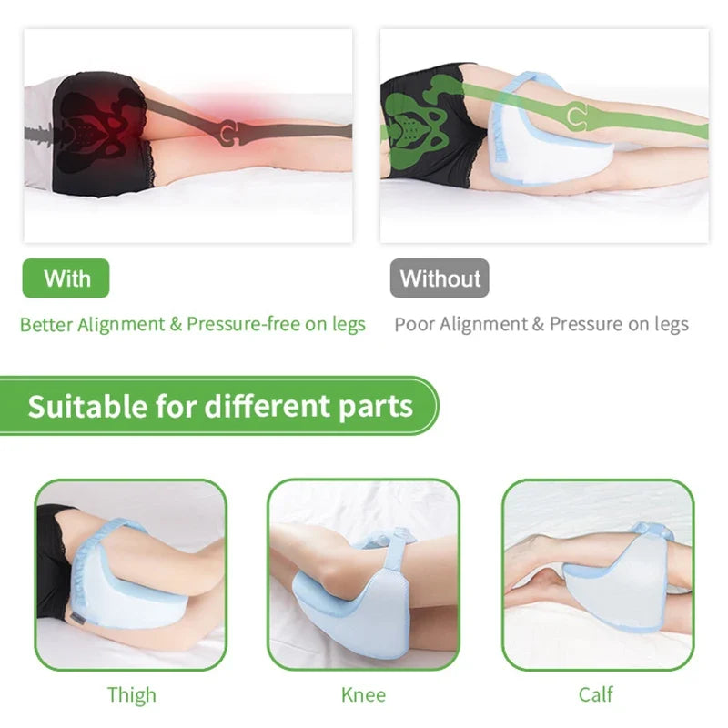 CloudNest Comfort Pillow – Ergonomic Leg Support for Side Sleepers