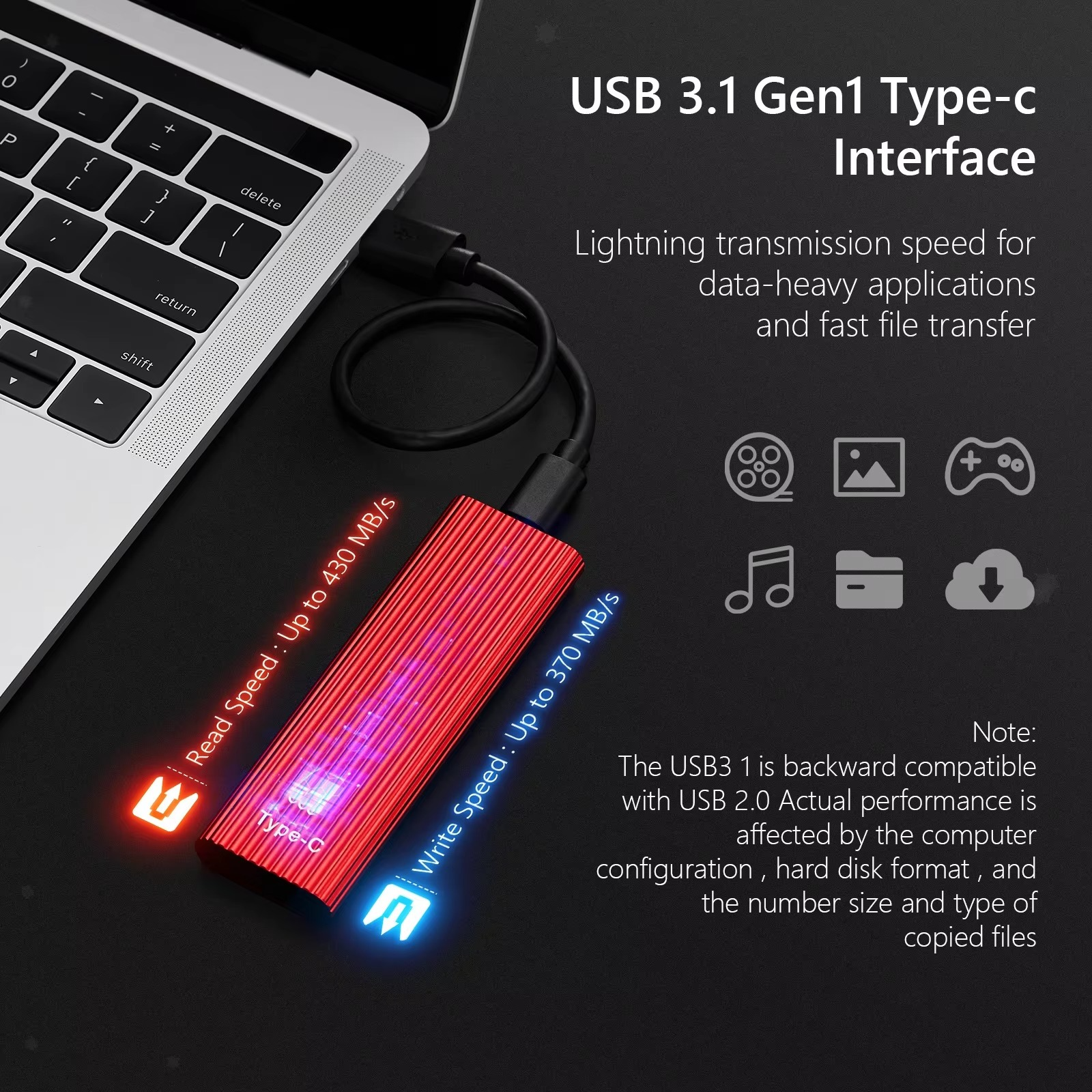 SwiftConnect Portable SSD – Compact USB 3.1 Storage Solution