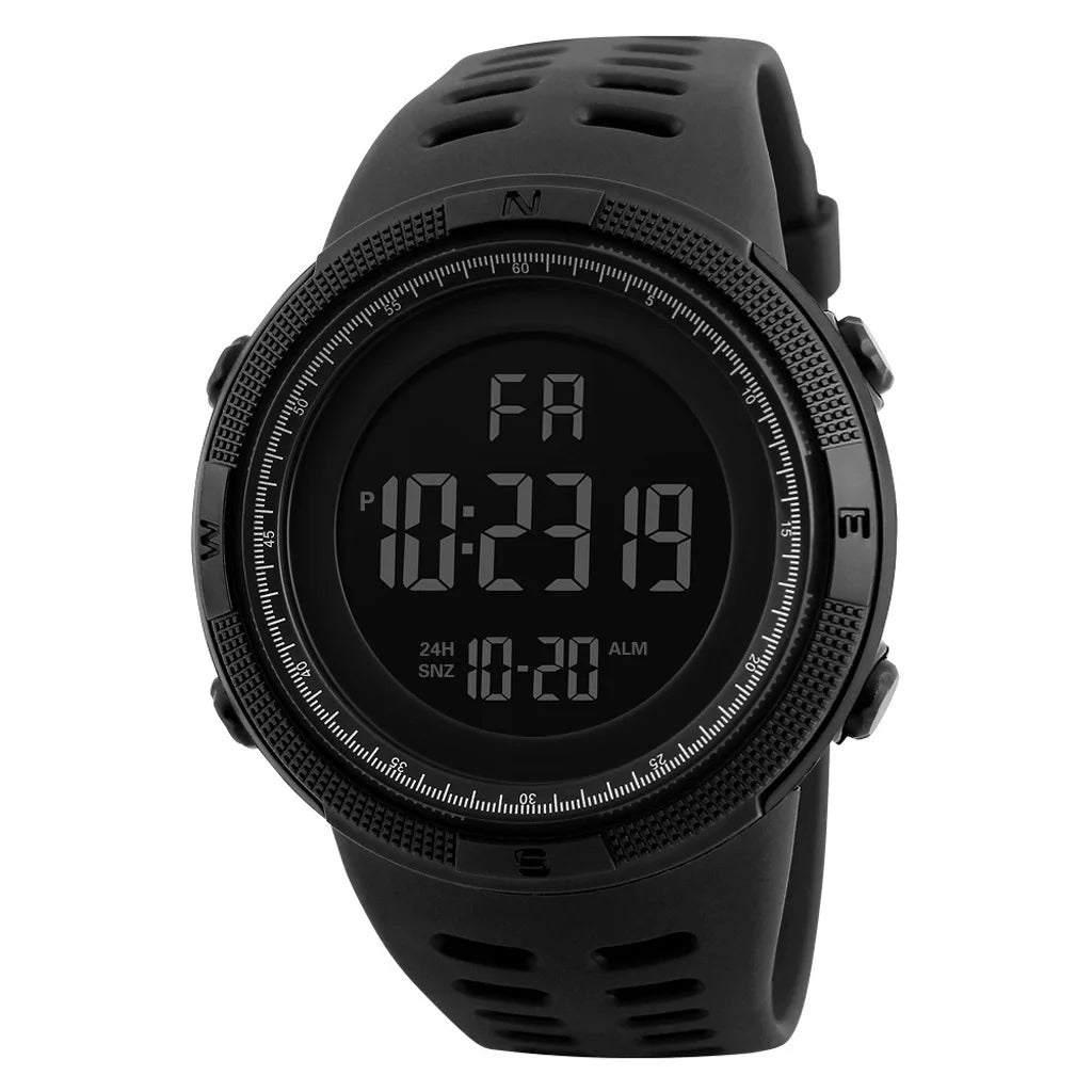 TitanPro Men's Luminous Digital Sports Watch – 50mm Bold Display