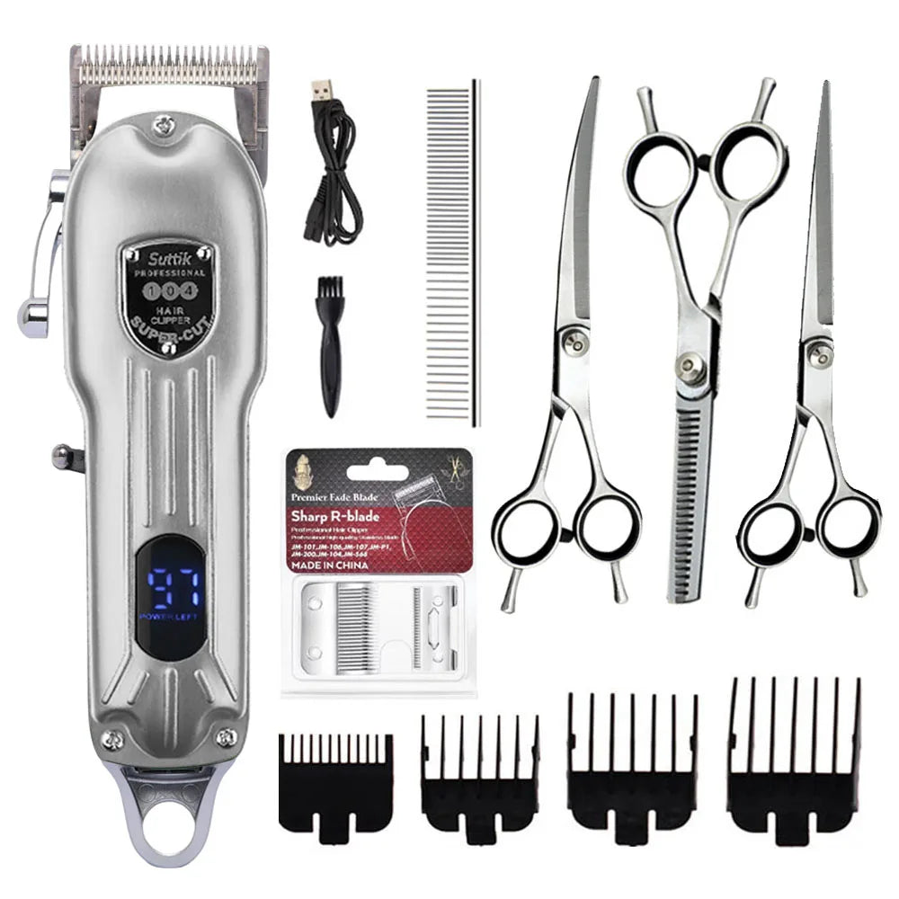 PawEase Rechargeable Dog Grooming Clippers – Quiet, Cordless Trimmer