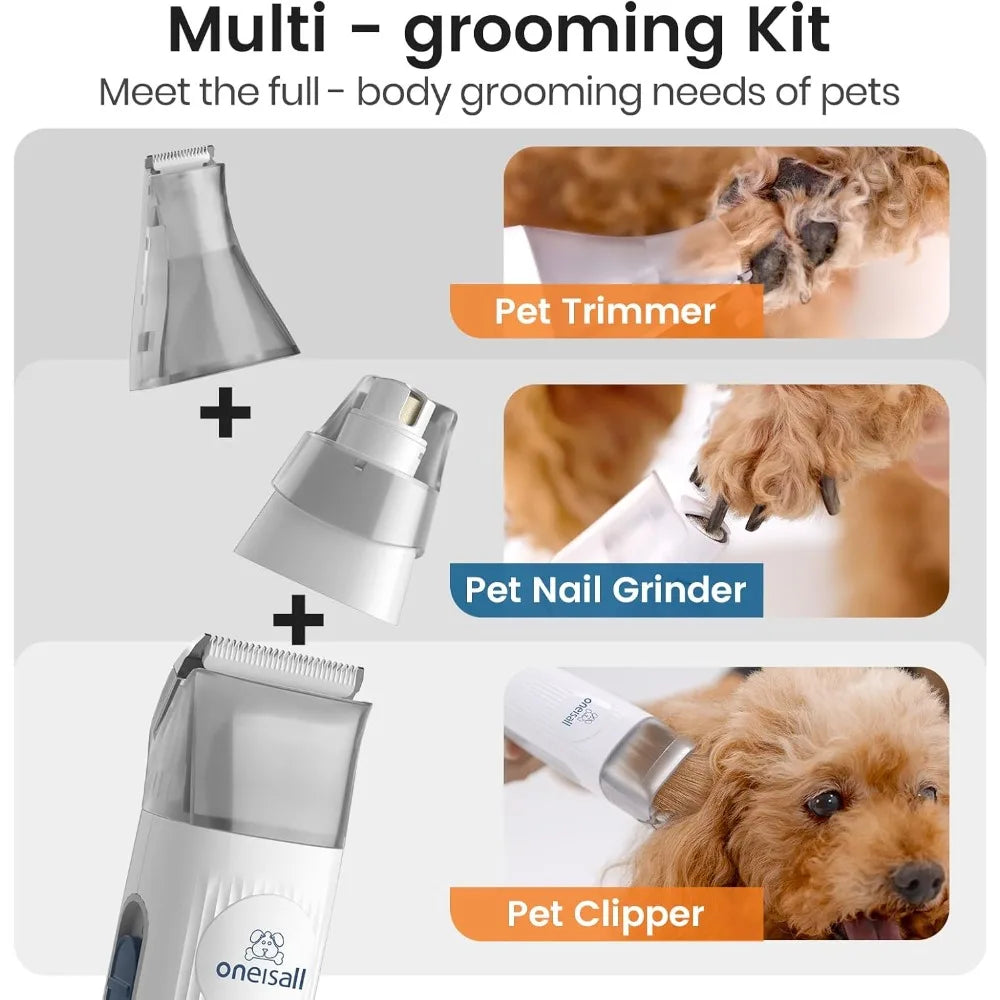 PawSweep Pro Pet Grooming Vacuum Bundle | Low Noise, 7 Tools & 1.5L Capacity