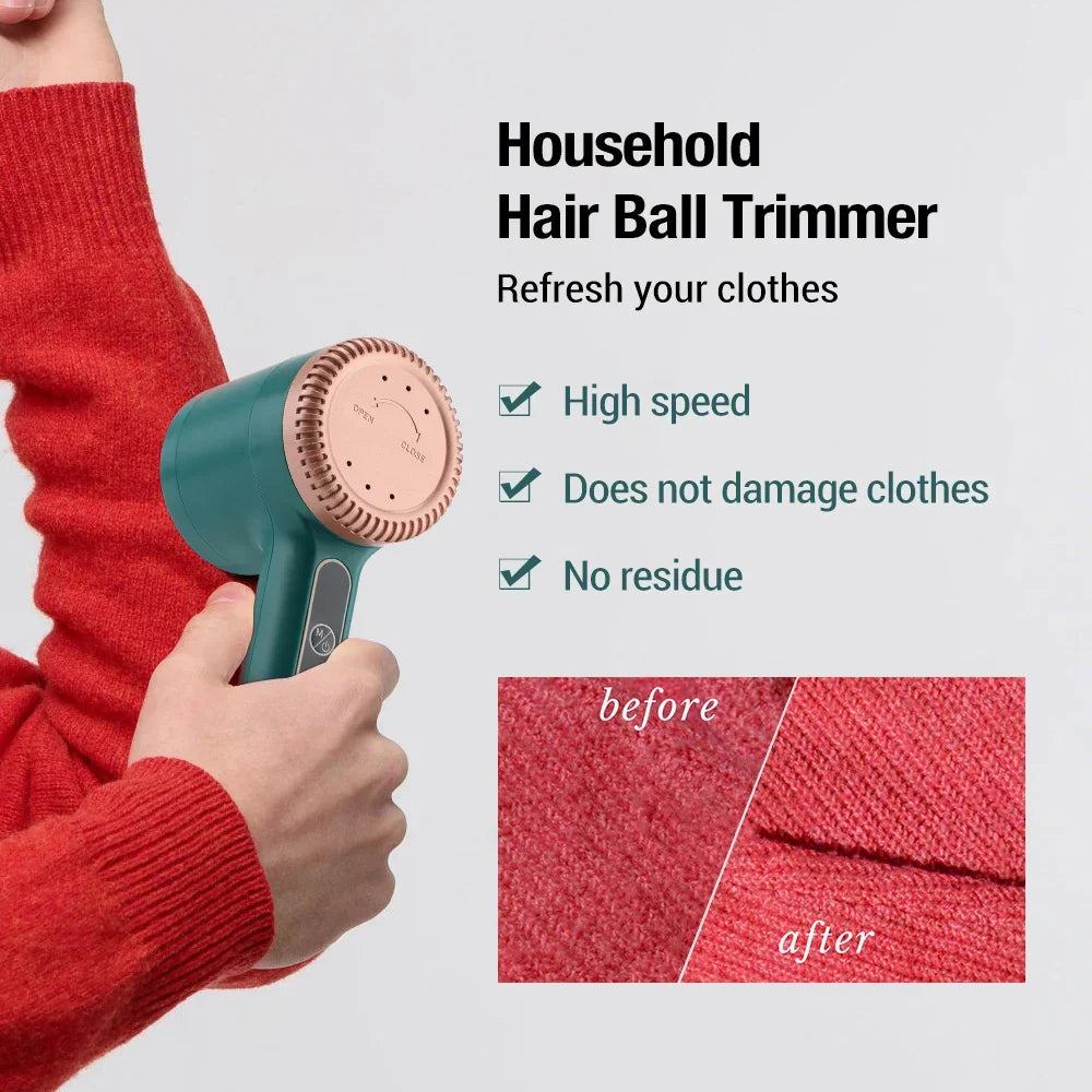Compact Rechargeable Lint Eliminator for Clothes