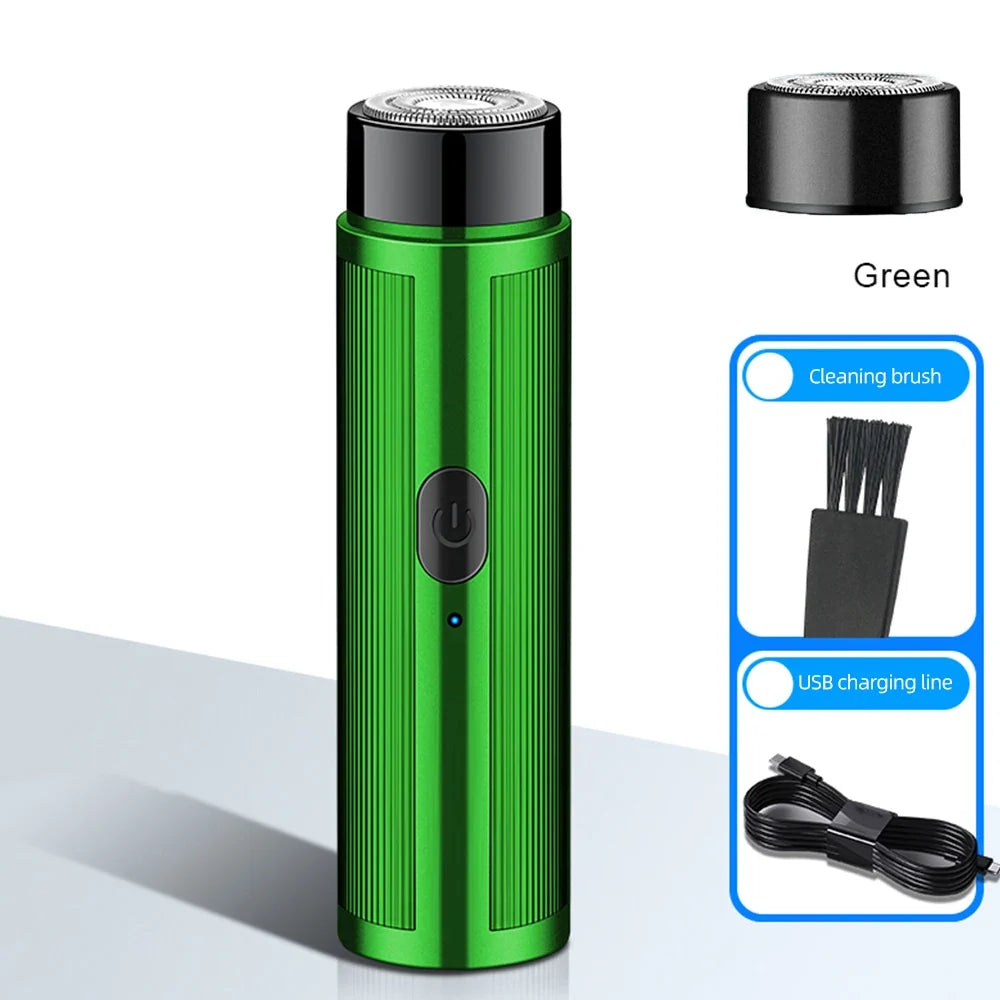 TravelMate Compact Electric Razor – Rechargeable Portable Shaver with Precision Blades