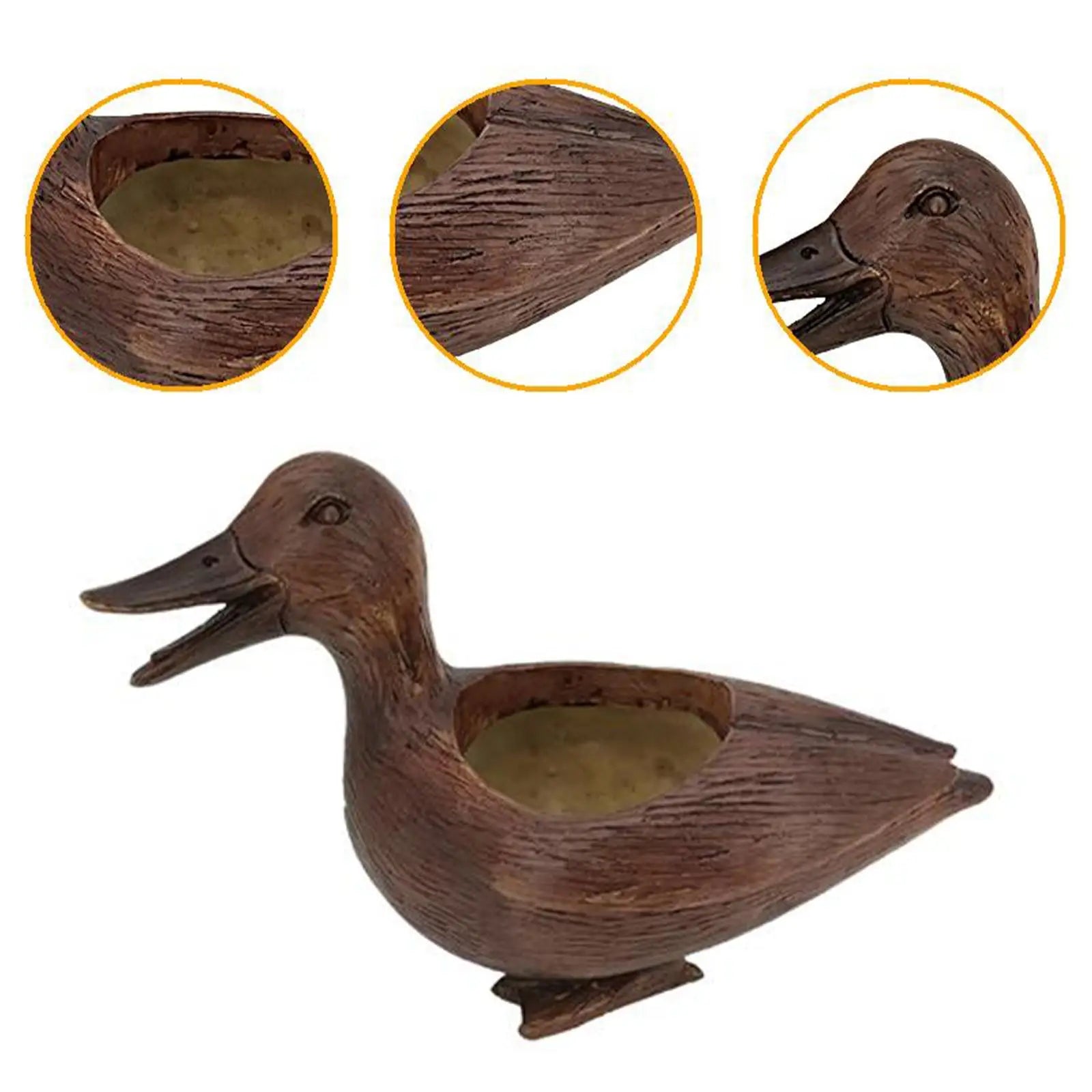 Flowerpot Duck Sculpture – Quirky Planter Design