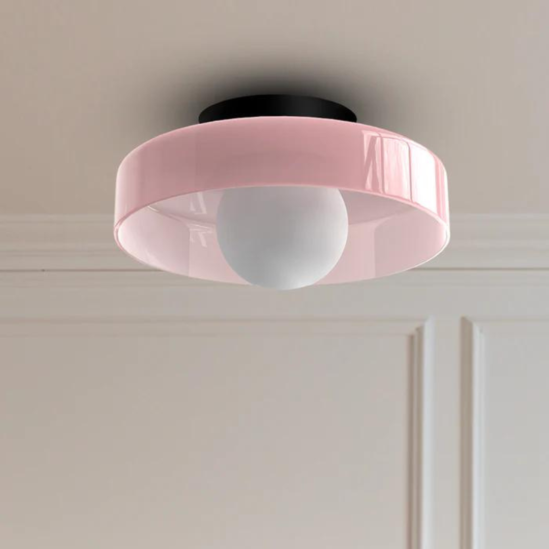 Contemporary Sphere Ceiling Light Fixture - Slim Design