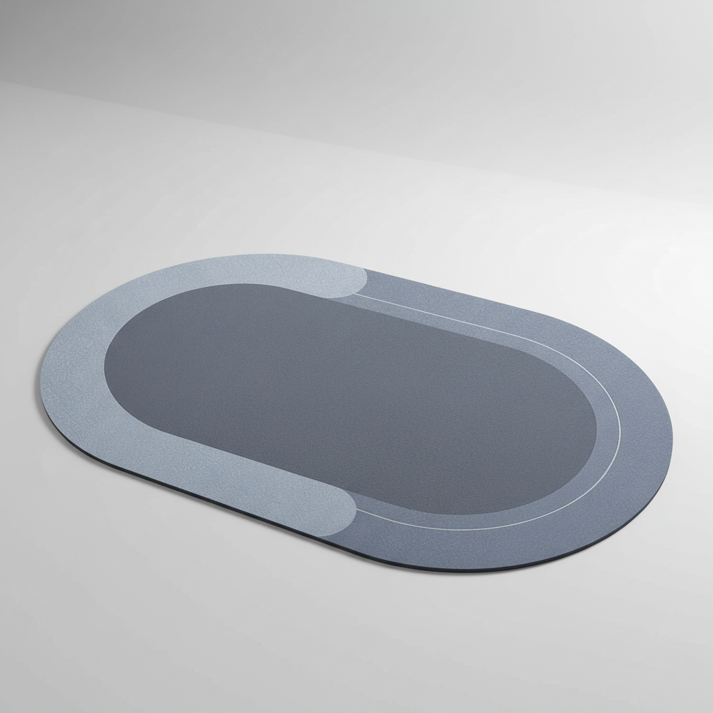 Absorbent Bathroom Rug - Fast-Drying Mat
