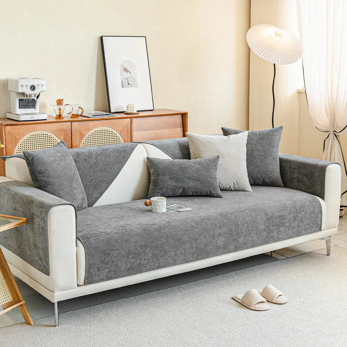 Durable Sofa Protector with Eco-Friendly Fabric