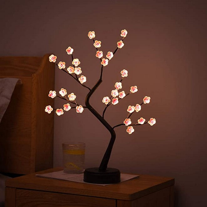 Light-Up Plum Blossom Decorative Tree