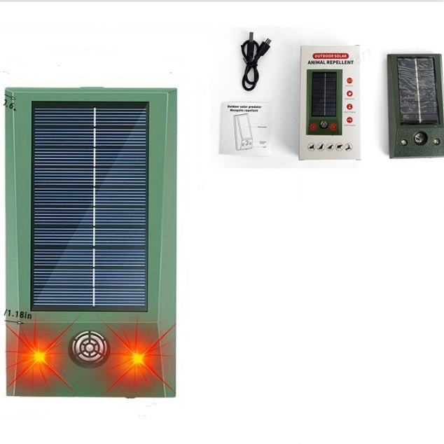 EcoGuard – Solar-Powered Motion Sensor Animal Deterrent
