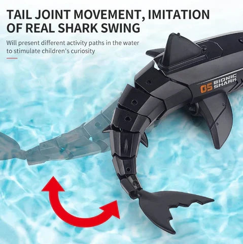 Aquatic Predator: Rechargeable Remote-Controlled Shark Toy