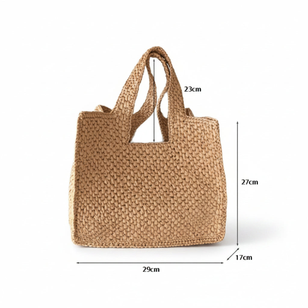 Seaside Chic – Artisan Woven Beach Tote Bag