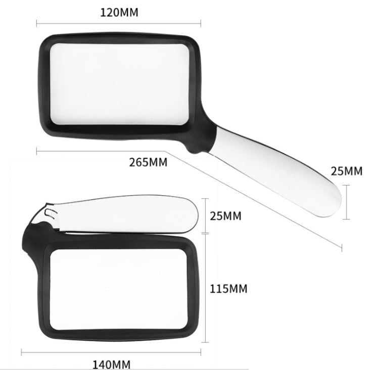CLARISIGHT – 3X LED Handheld Magnifier for Effortless Reading