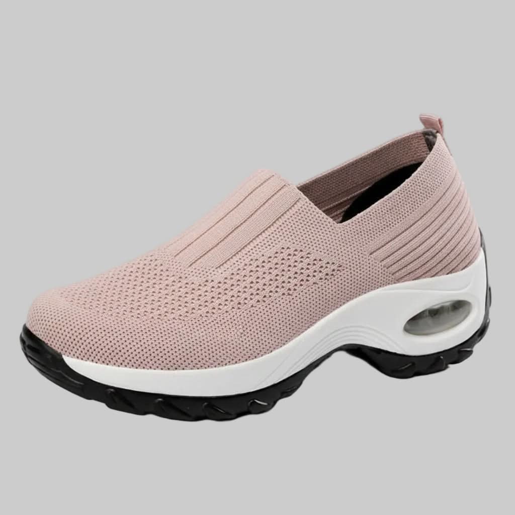 LuxeStride Women's Easy Slip-On Walking Sneakers