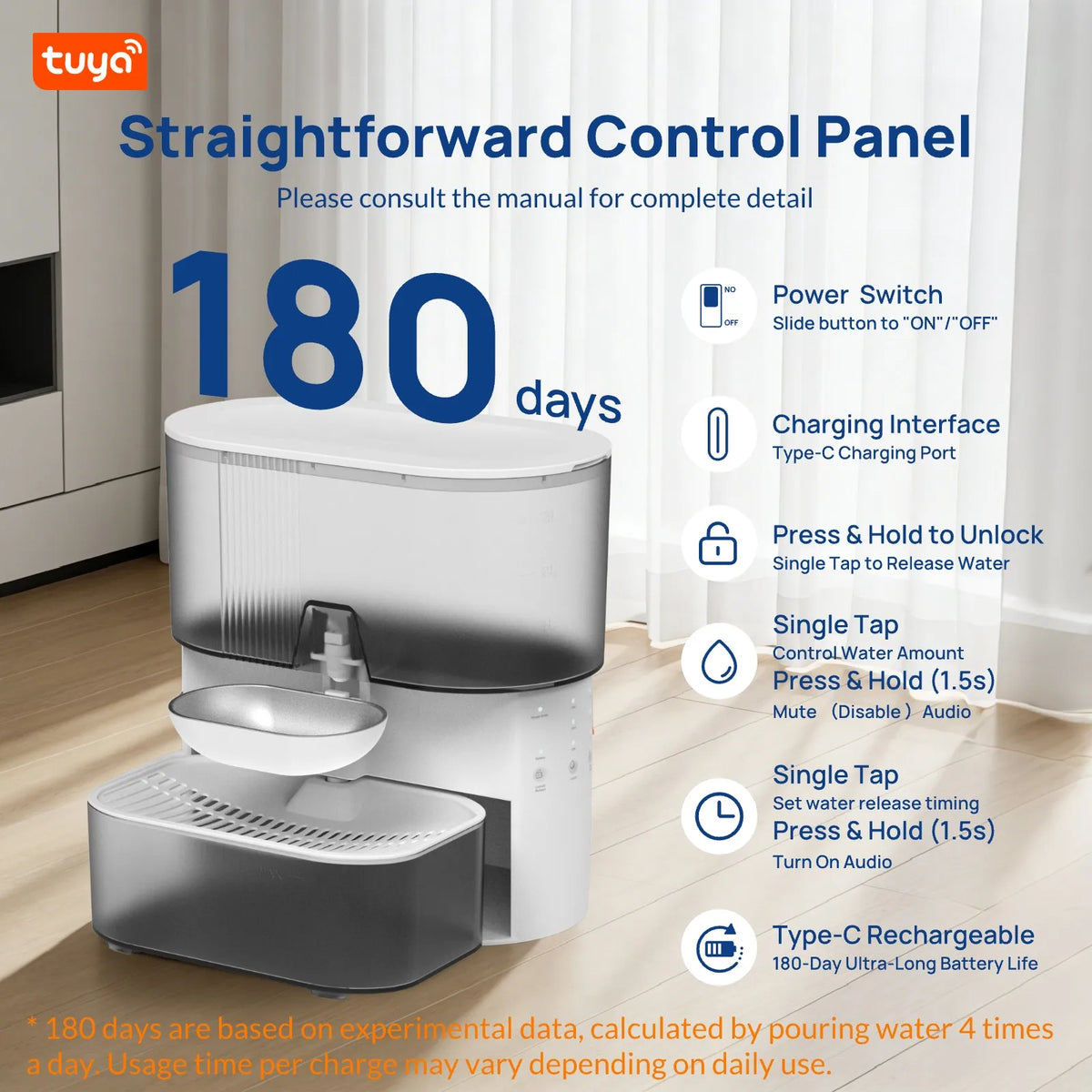HydraFlow Smart Pet Water Dispenser – Timed Hydration Solution for Cats & Small Dogs