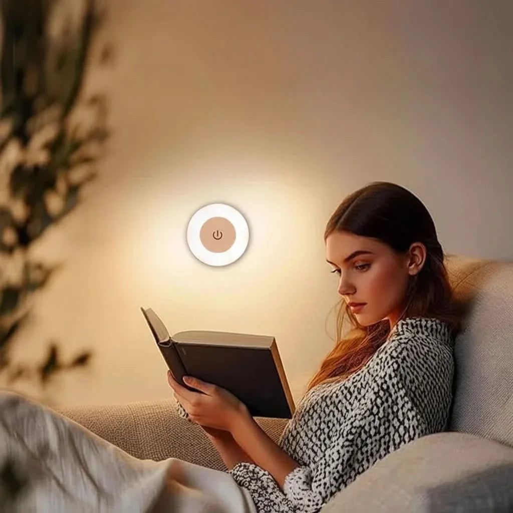 SereneGlow – Cordless USB Rechargeable Bedside Light