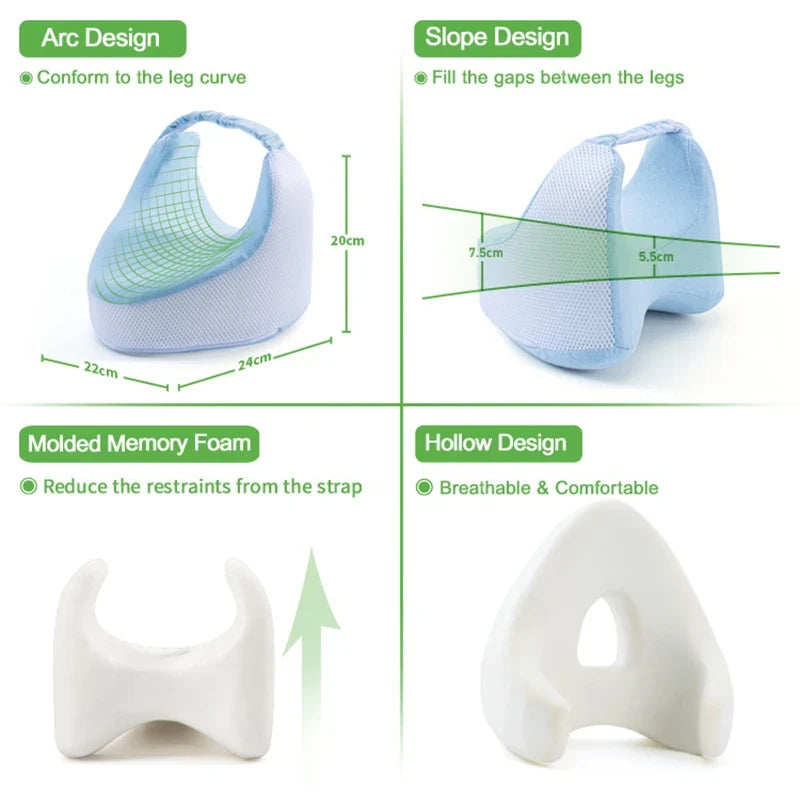 CloudNest Comfort Pillow – Ergonomic Leg Support for Side Sleepers