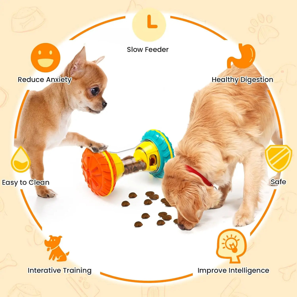 SmartPaws | Engaging Dog Puzzle Game | IQ Enhancer & Slow Feeder