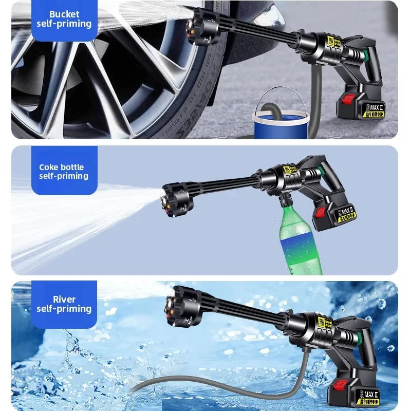 EcoClean Cordless Pressure Washer – Battery-Powered Portable Cleaning Solution