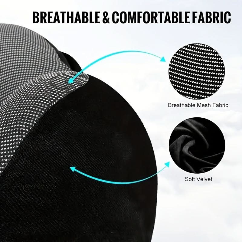SnugNest – U-Shaped Hooded Cushion for Ultimate Relaxation