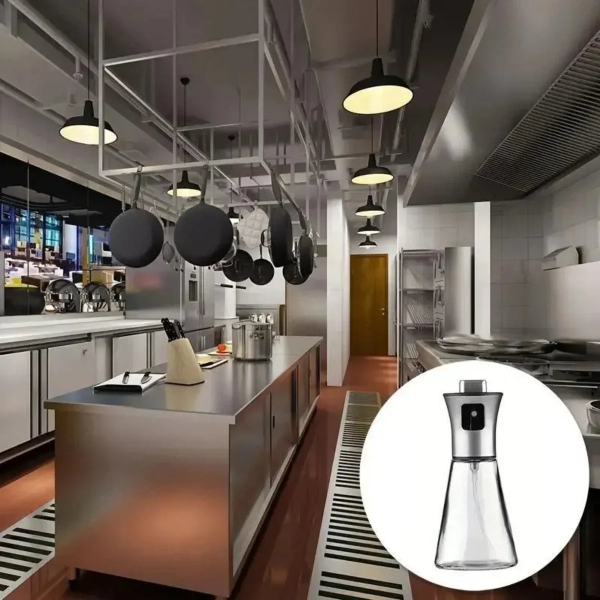 EcoMist Stainless Steel Oil Sprayer – Versatile Refillable Dispenser for Cooking